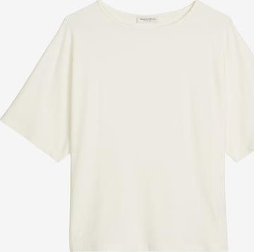 T-shirt Marc O'Polo en blanc : devant