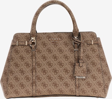 Sacs à main 'Leona' GUESS en marron : devant