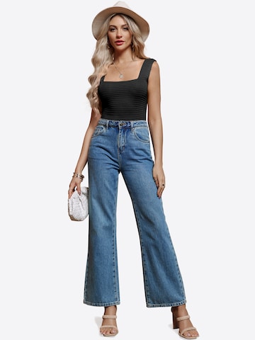 Imily Bela - Top de punto en negro