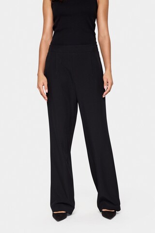 Loosefit Pantalon 'Celest' SAINT TROPEZ en noir : devant