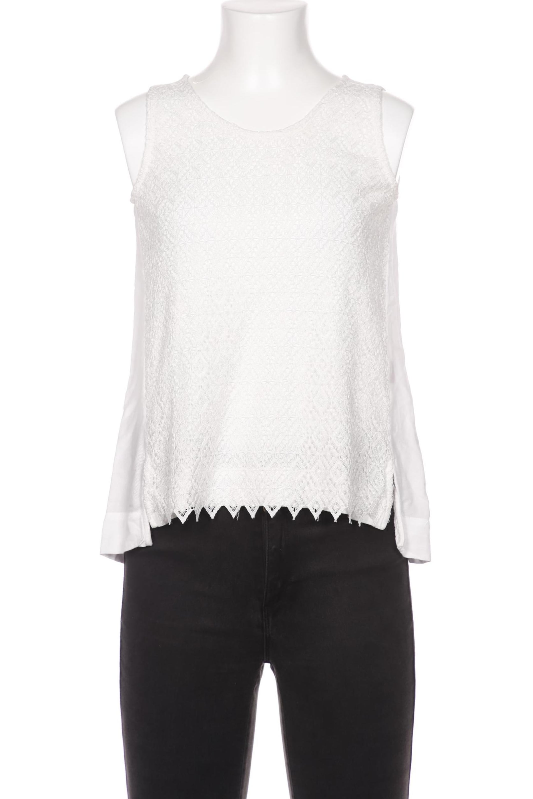 Massimo Dutti Top & Shirt in XS in White: front