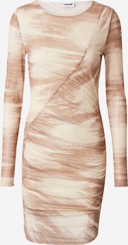 Robe 'NMLESLEY' Noisy may en beige : devant