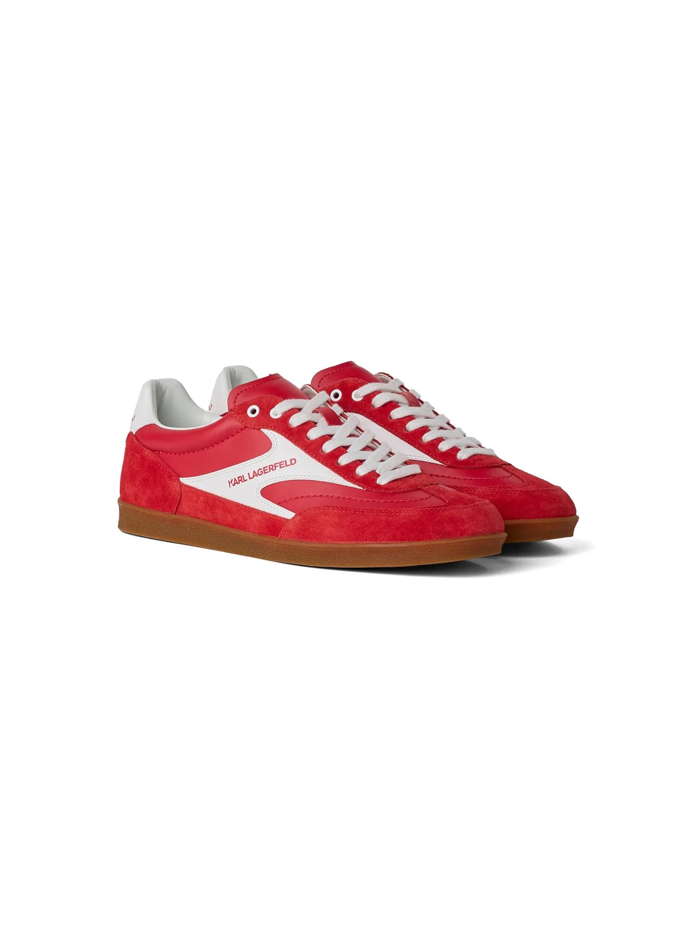 Baskets basses 'Kandidate' KARL LAGERFELD JEANS en rouge