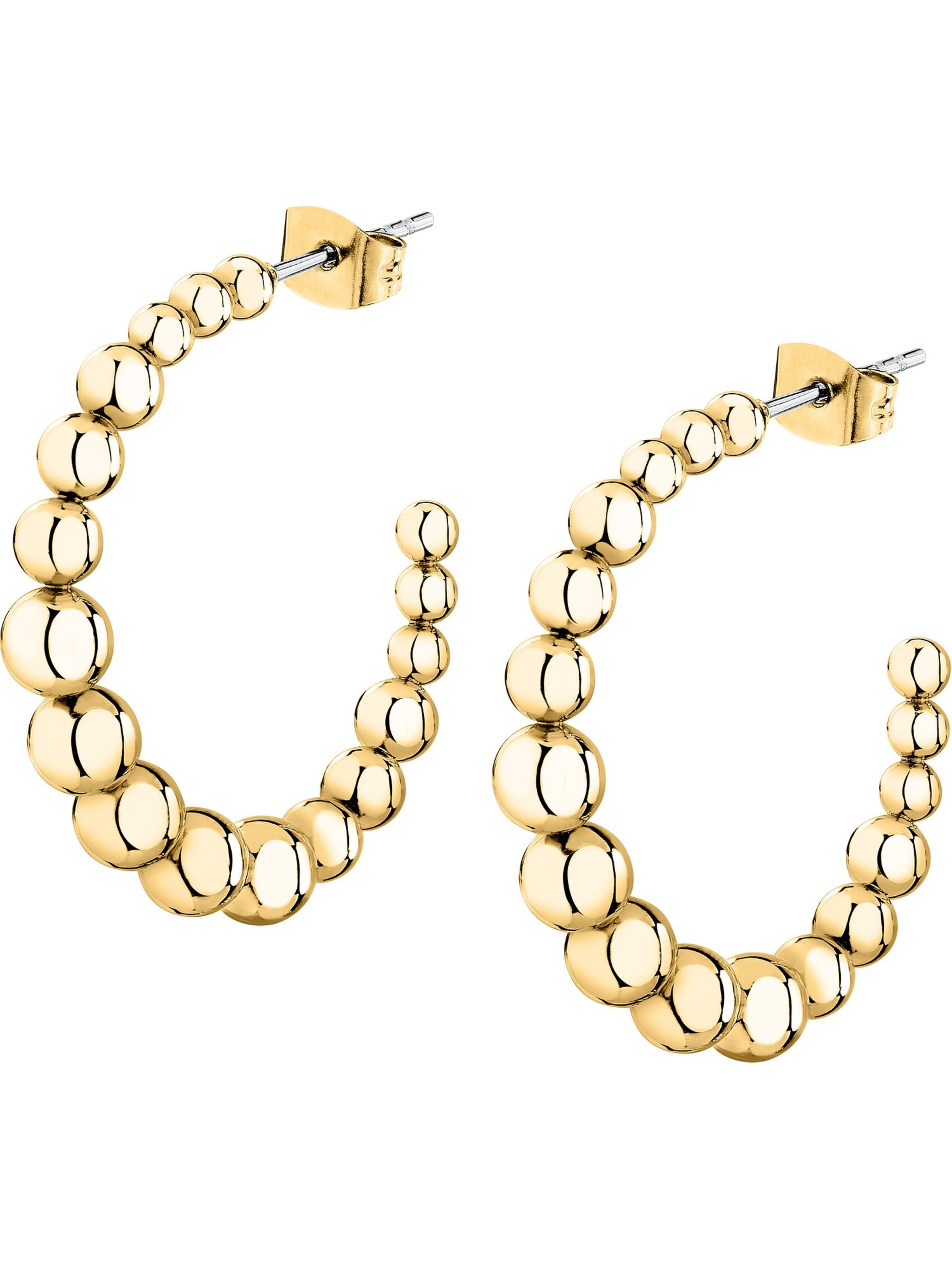 La Petite Story Ohrringe in Gold: Vorderseite