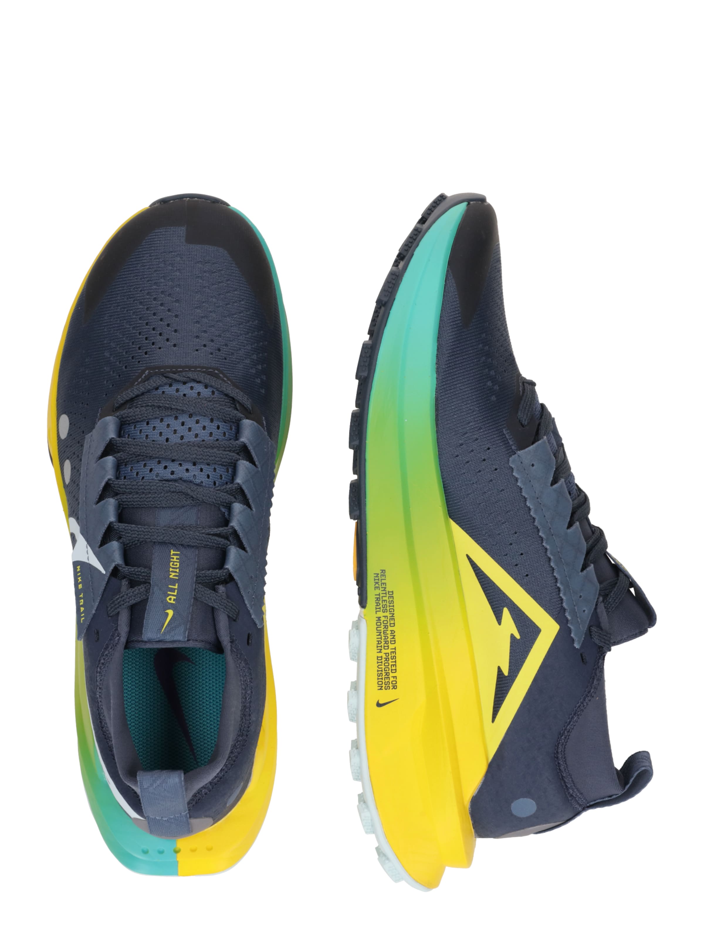 Nike Sportswear Tenisky 'ZOOMX ZEGAMA TRAIL 2' – modrá: boční strana