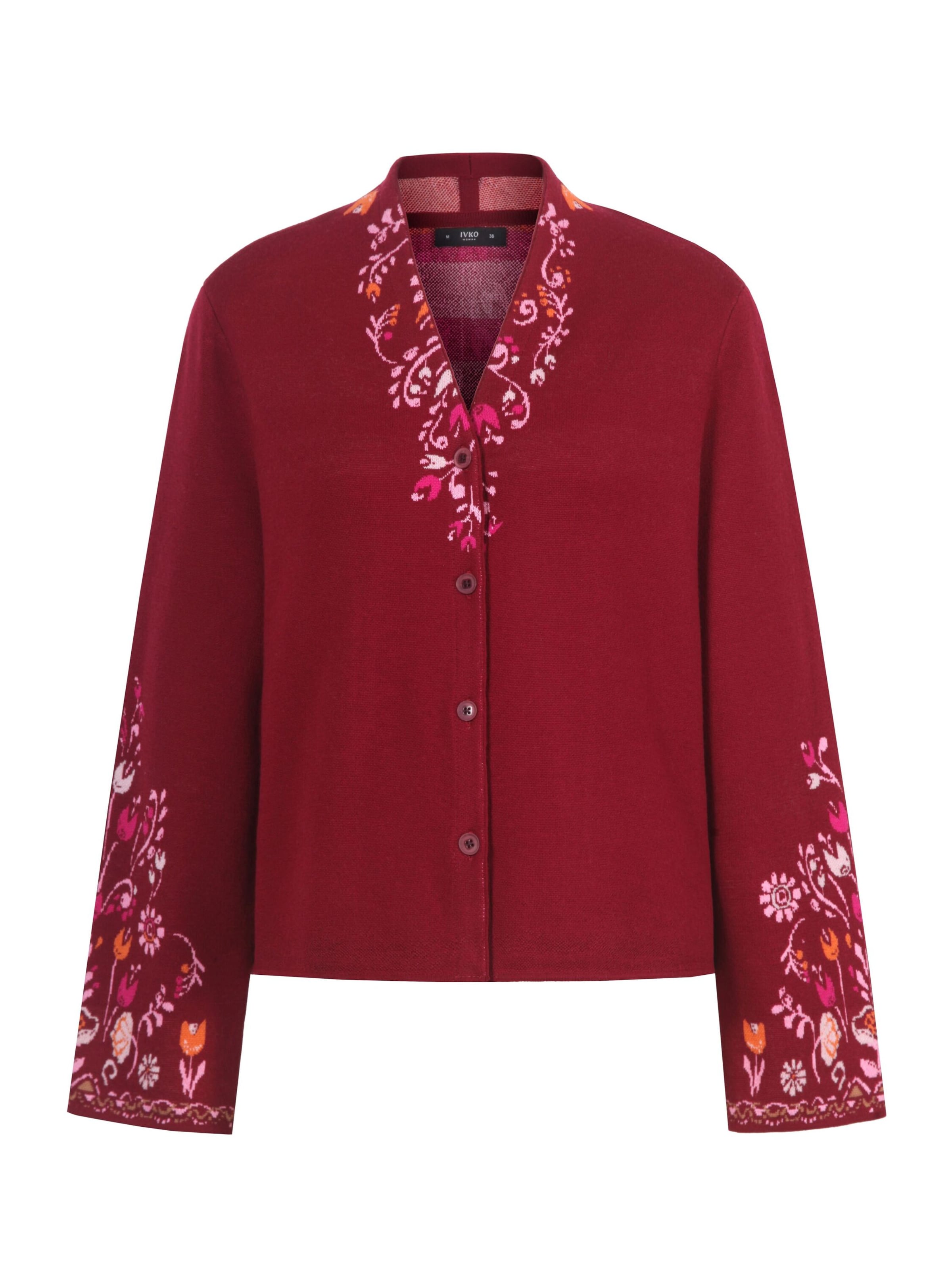 IVKO Woman Strickjacke in Rot: Vorderseite