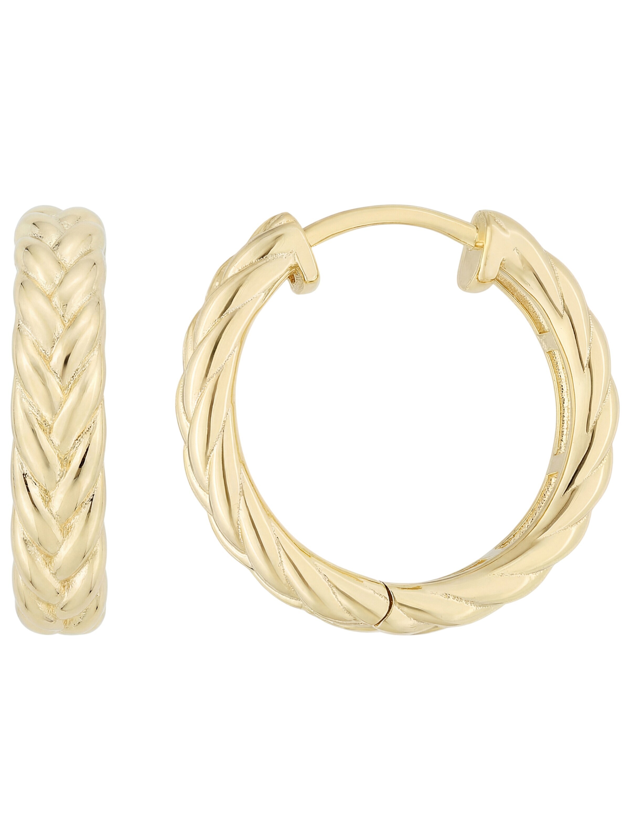 Jobo Ohrringe‌ in Gold: Vorderseite