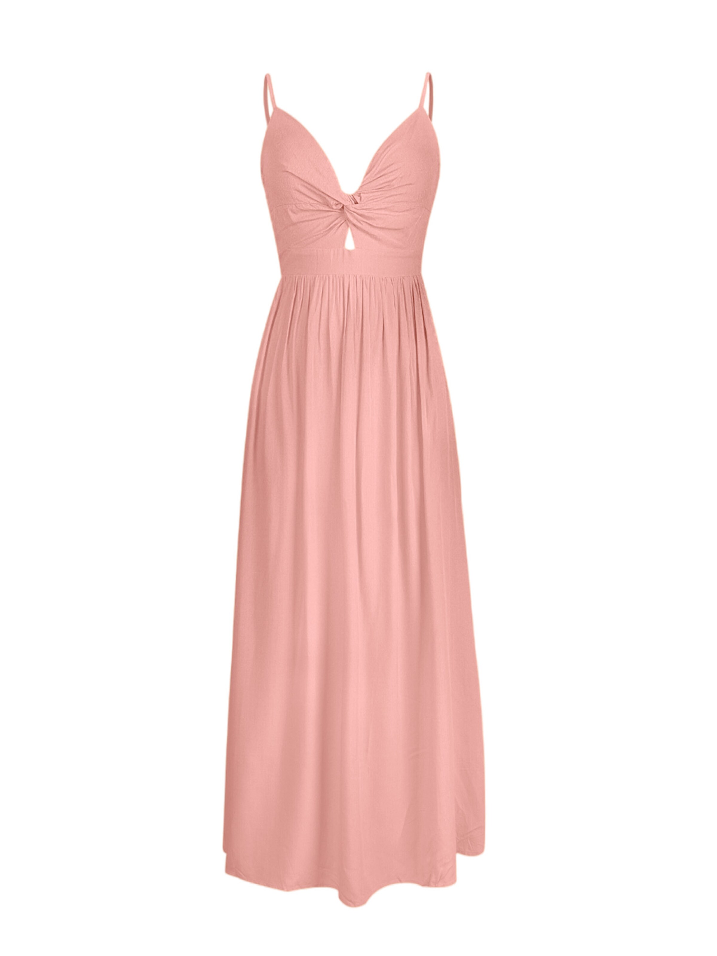 Cupshe Beach Dress in Pink: front