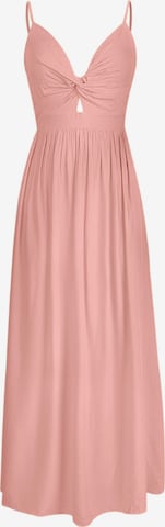 Cupshe Beach Dress in Pink: front