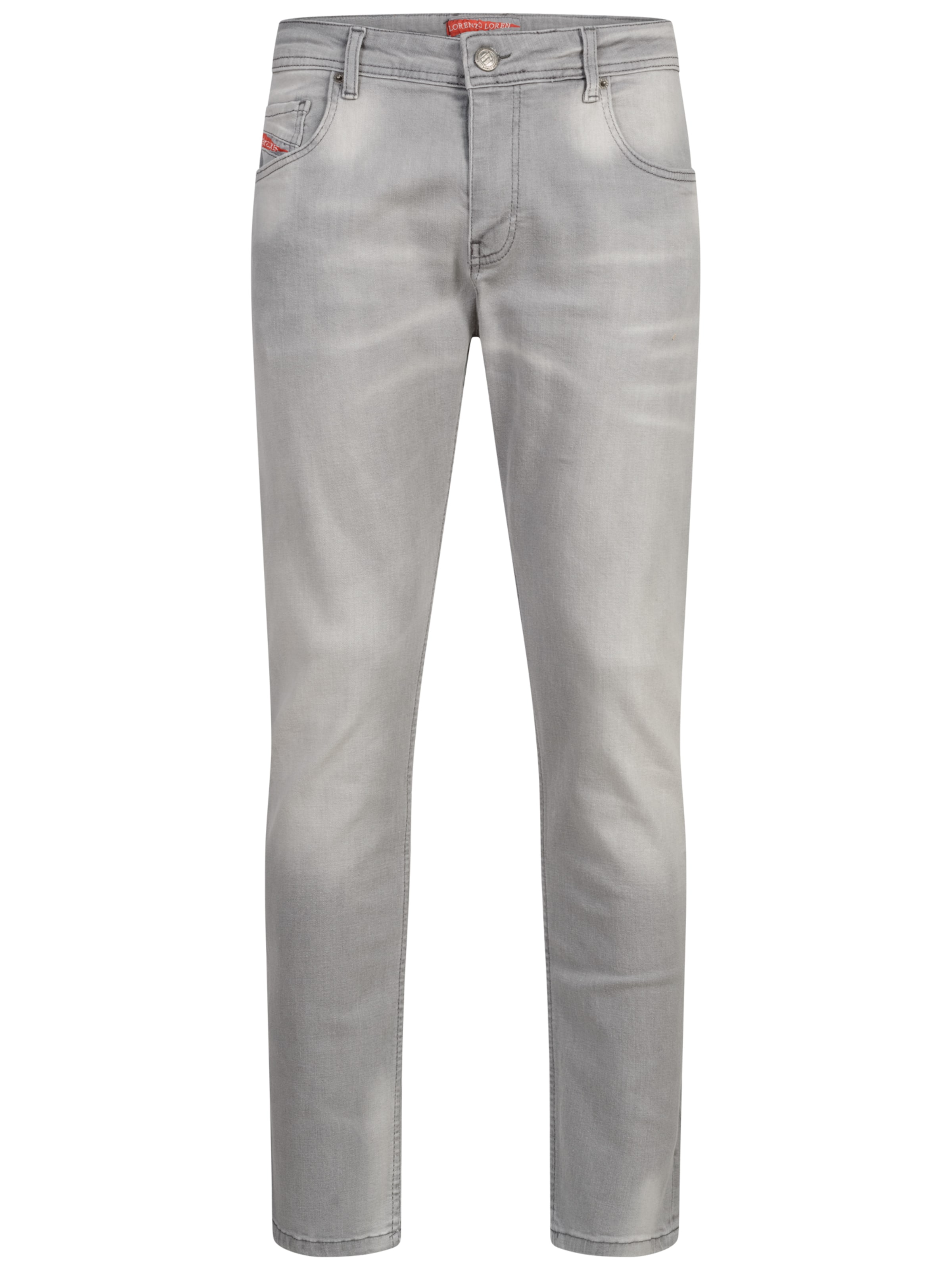 Lorenzo Loren Regular Jeans in Grey: front