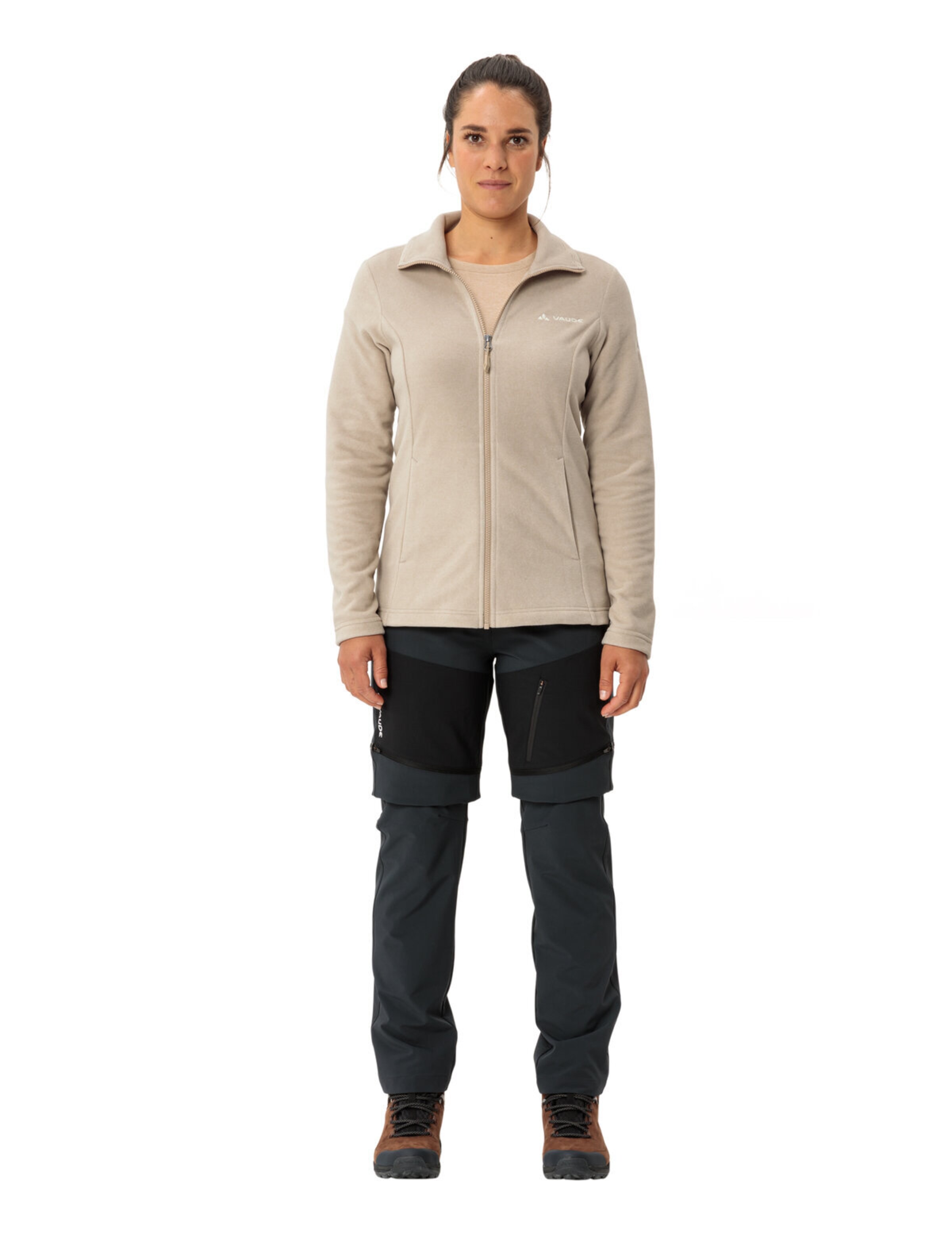 VAUDE Athletic fleece jacket in Beige
