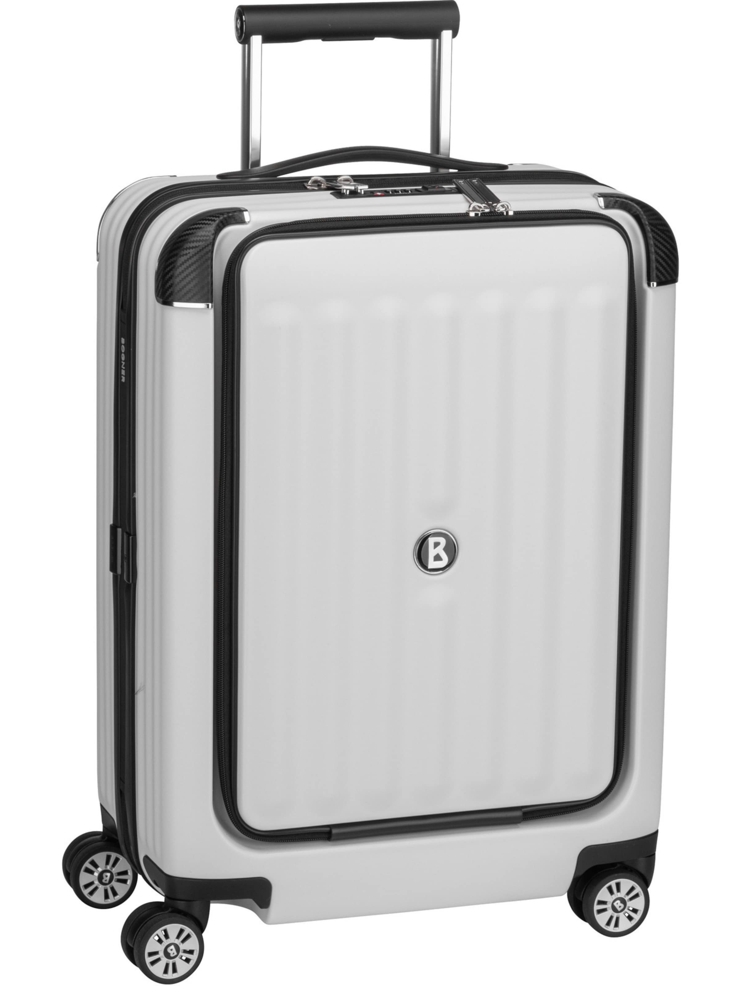 BOGNER Trolley 'Piz Deluxe' in White: front