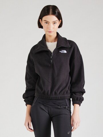 THE NORTH FACE Спортивная кофта '100 Glacier' в Черный: спереди