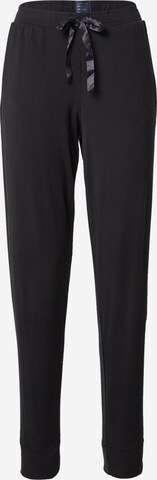 SCHIESSER Pajama Pants '95/5' in Black: front