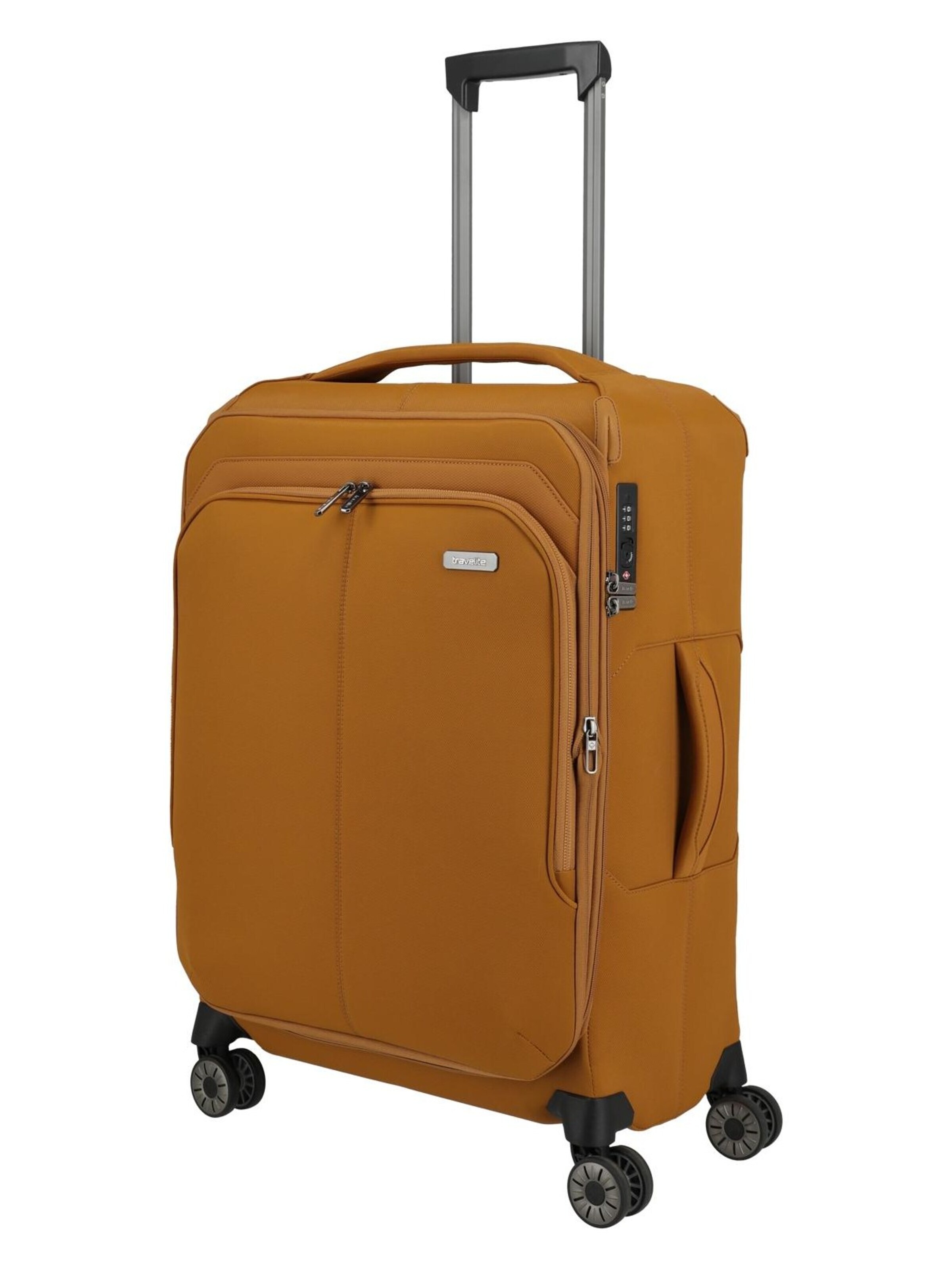 TRAVELITE Kufr – žlutá: přední strana