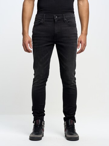 BIG STAR Tapered Jeans 'TERRY' in Black: front