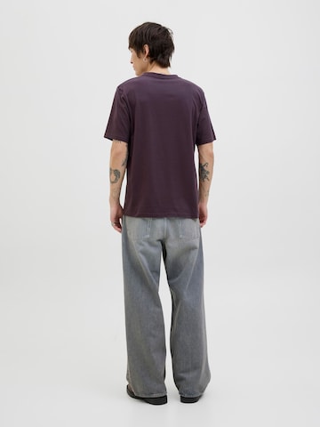 T-Shirt 'JJHayato' JACK & JONES en violet