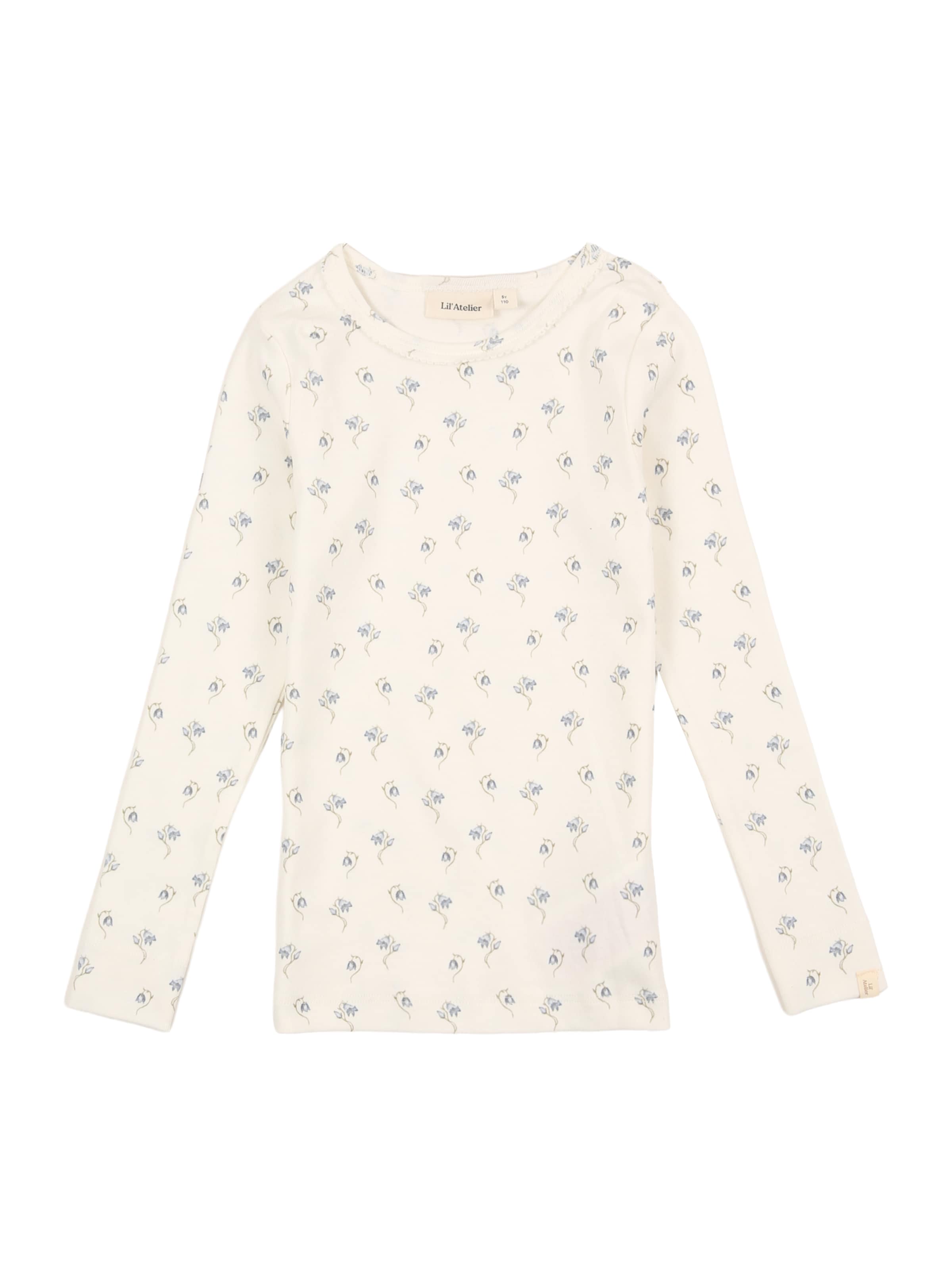 Lil'Atelier - Camiseta 'NMFGAYO SAG' en blanco: frente