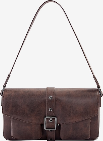 Pull&Bear Sac bandoulière en brun foncé, Vue avec produit