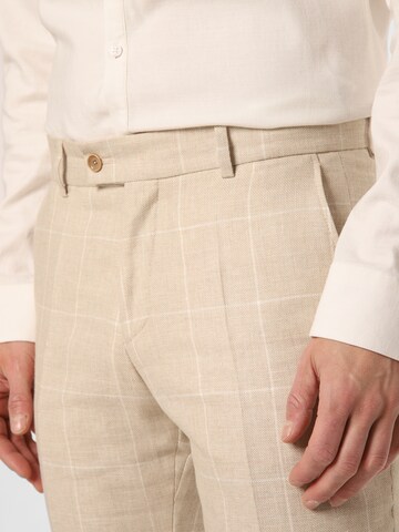 CG CLUB OF GENTS Regular Pleated Pants 'Paco' in Beige