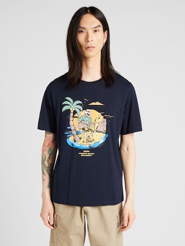 JACK & JONES T-Shirt 'ZION' in Blau: predná strana