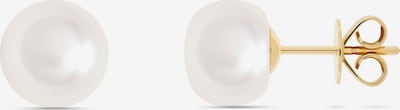 YAMŌKO Ohrringe in gold / perlweiß, Produktansicht
