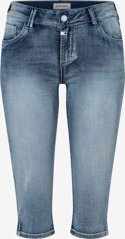 Slimfit Jeans 'Aleena' de la TIMEZONE pe albastru: față