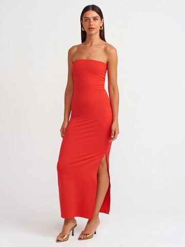 Dilvin - Vestido em vermelho