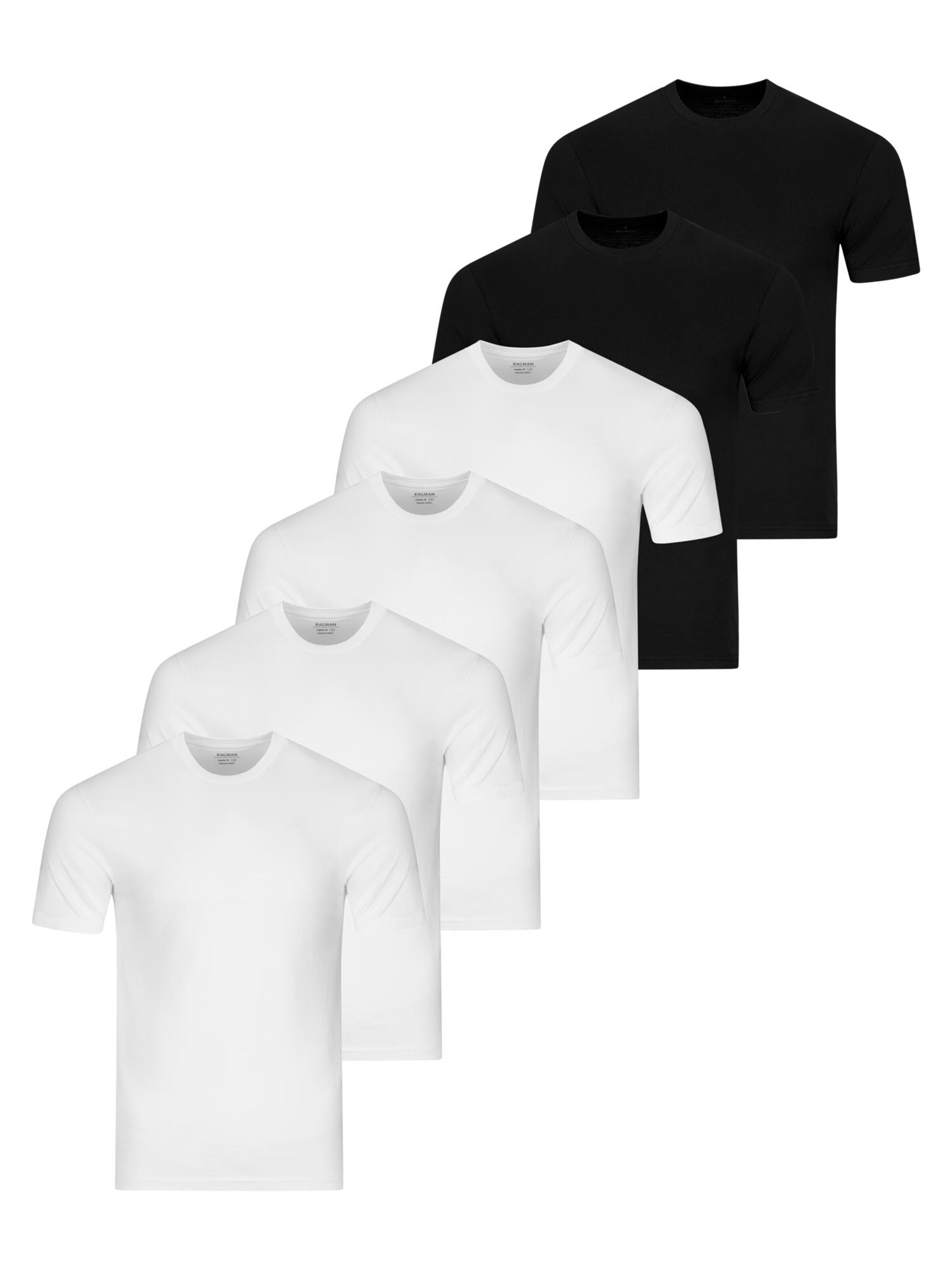 Ragman Undershirt 'Basic' in Black: front