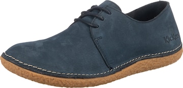 Kickers Athletic Lace-Up Shoes in Blue: front