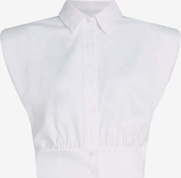 Bluză de la Karl Lagerfeld pe alb: față