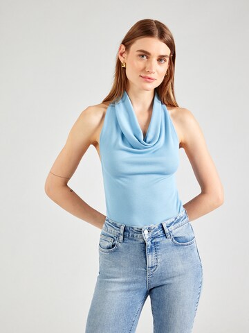 MYLAVIE by Sarah Harrison Top in Blue: front