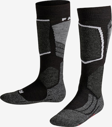 FALKE Athletic Socks 'SK2 Intermediate' in Black: front