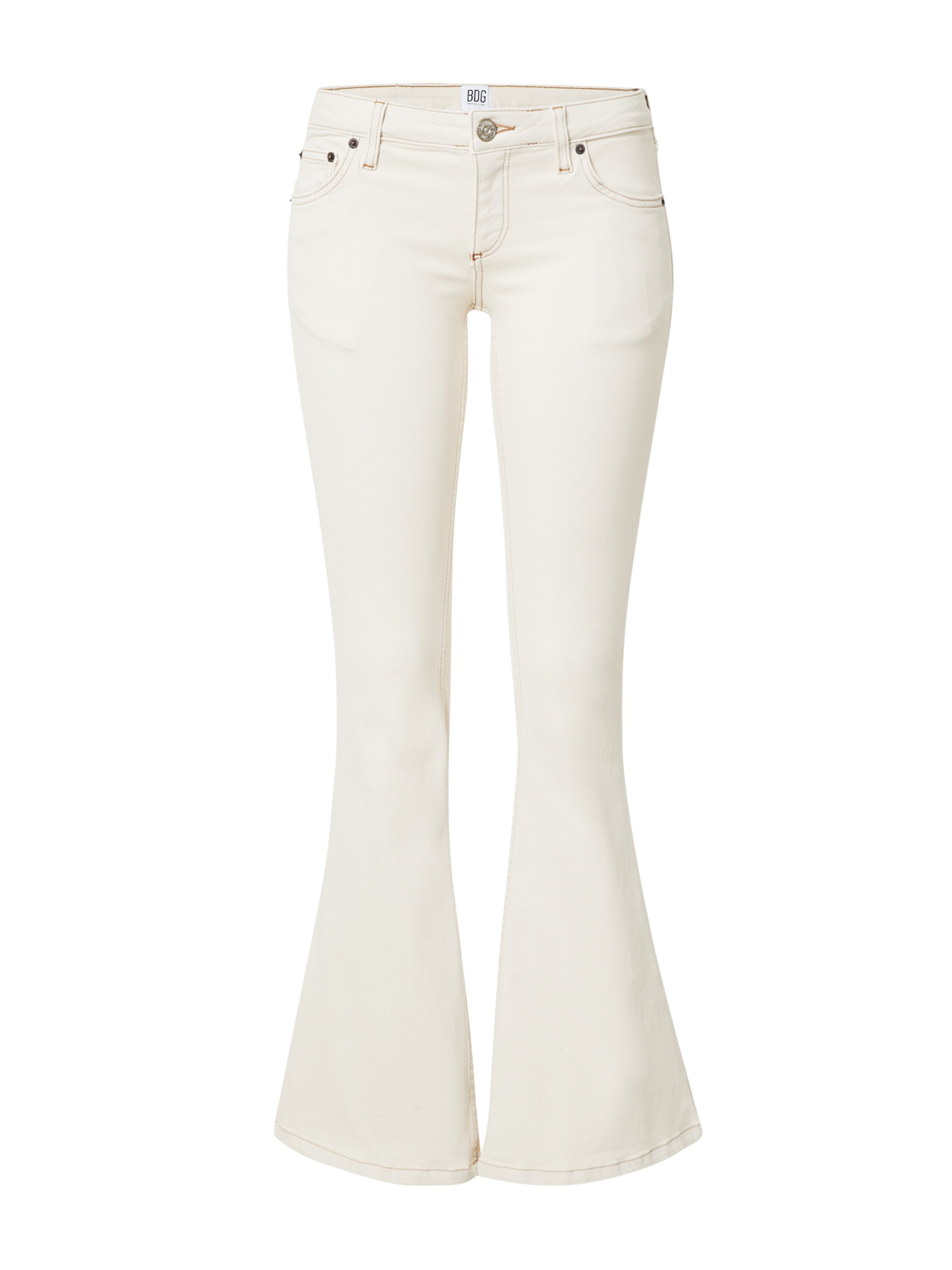 évasé Jean BDG Urban Outfitters en beige : devant