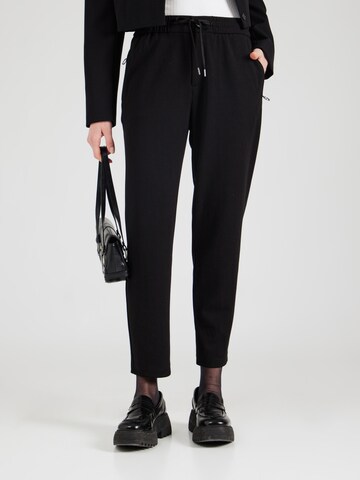 Tapered Pantaloni di s.Oliver in nero: frontale