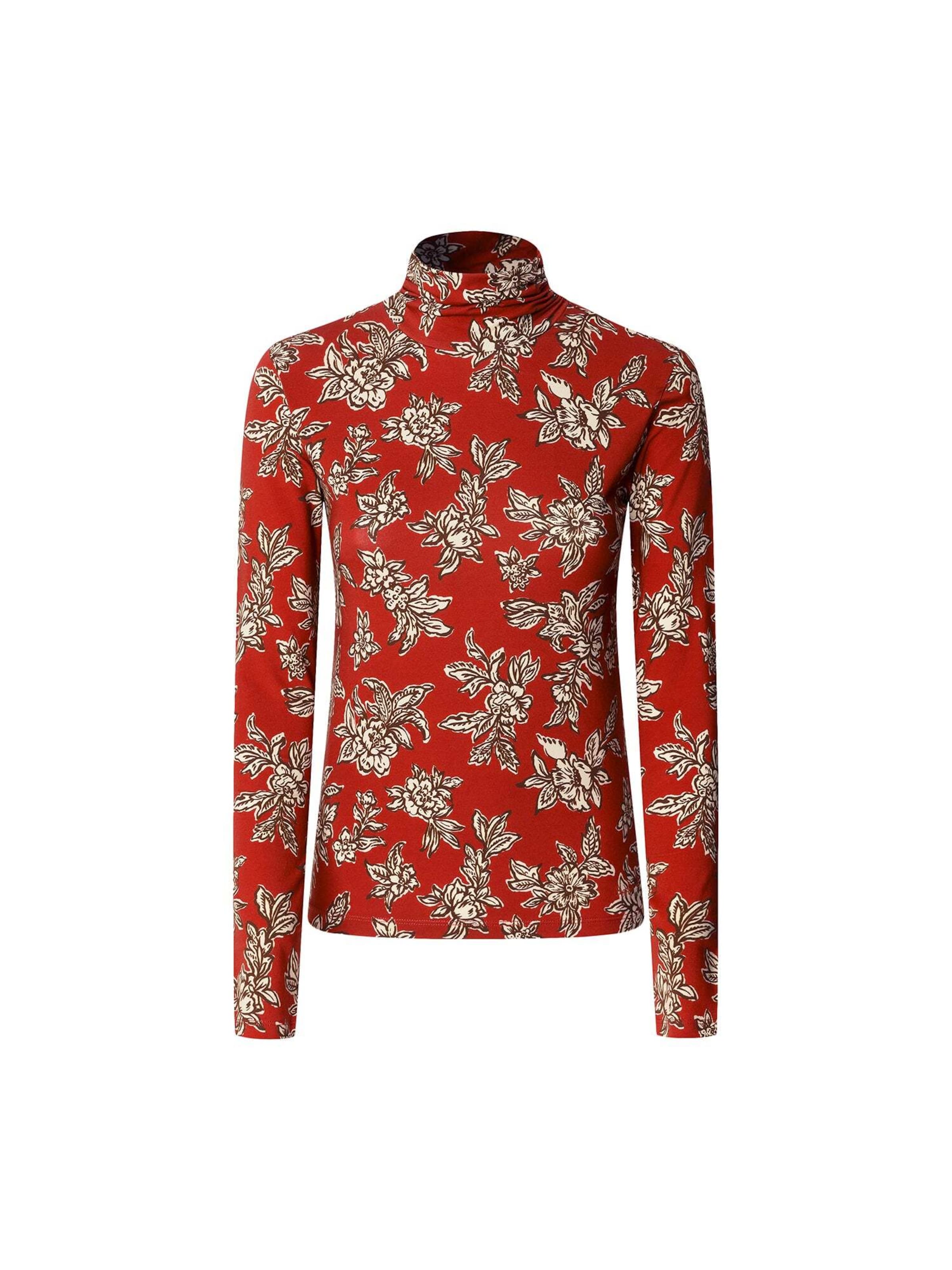 Pepe Jeans T-shirt 'BISCA' en rouge / blanc, Vue avec produit