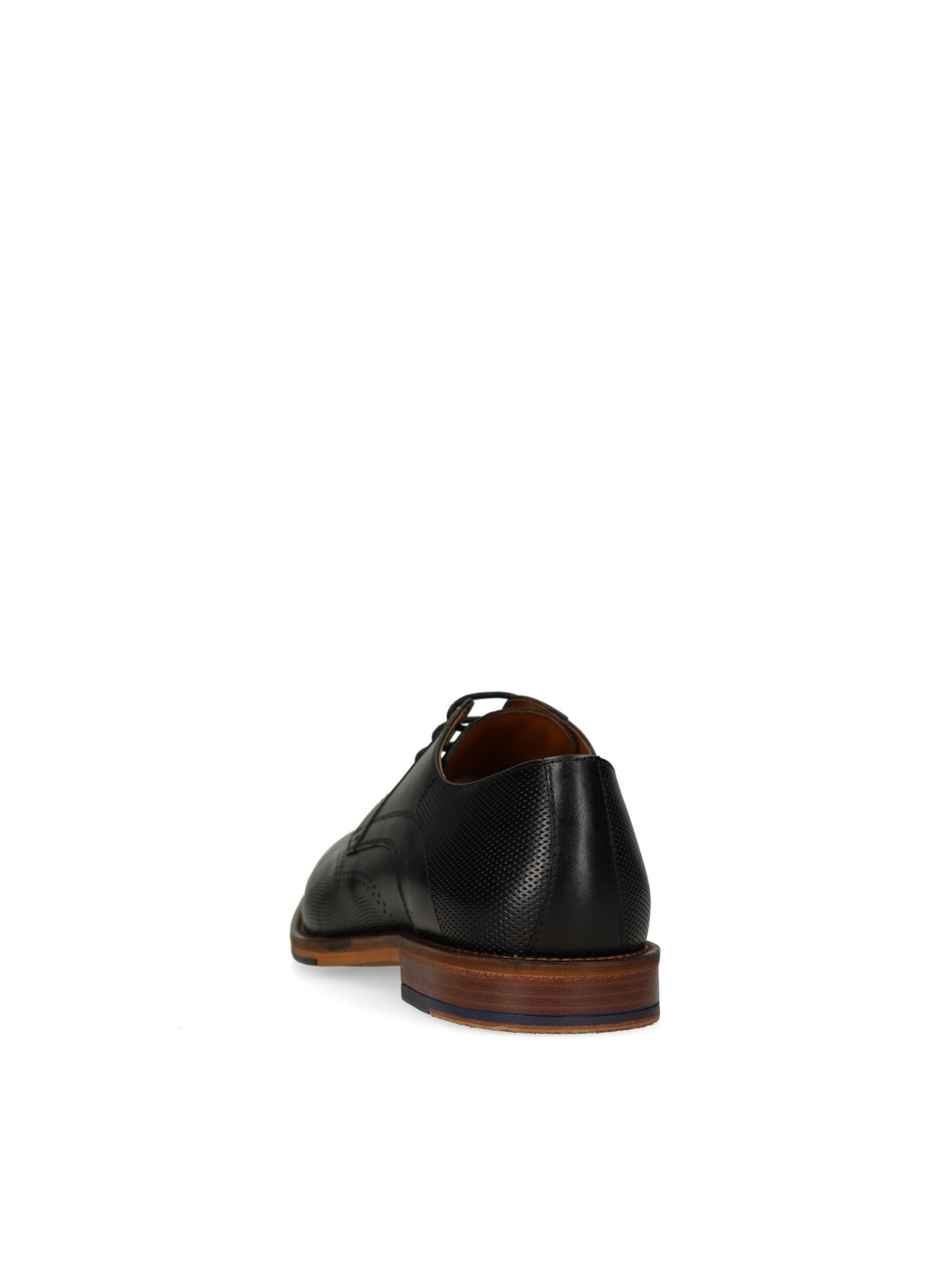 MANFIELD Schnürschuh in Schwarz