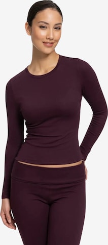 T-shirt 'Cotton Longsleeve' cfab (formerly creamy fabrics) en rouge : devant