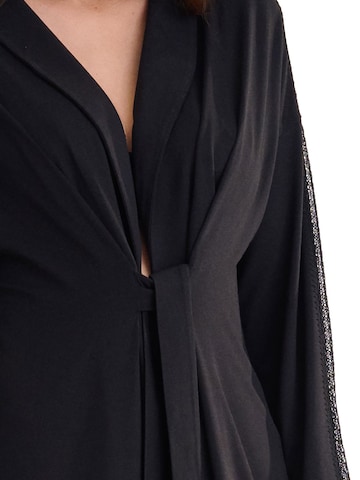 Lisca Dressing Gown 'Adventure' in Black