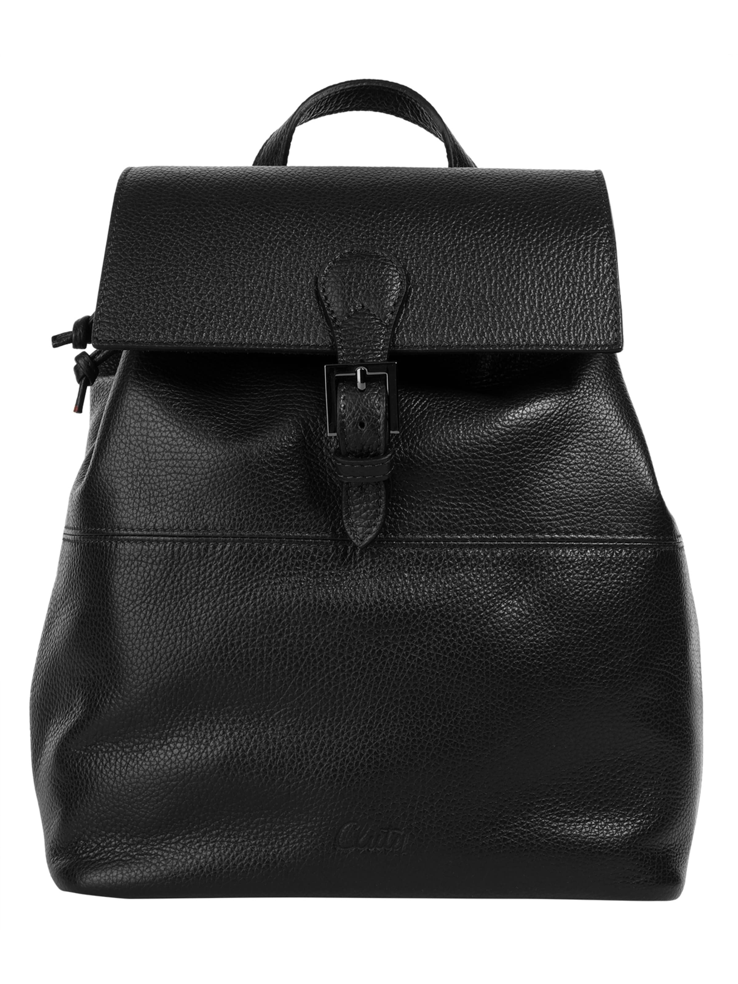 Cluty Rucksack‌‌‌‌‌ in Schwarz: Vorderseite