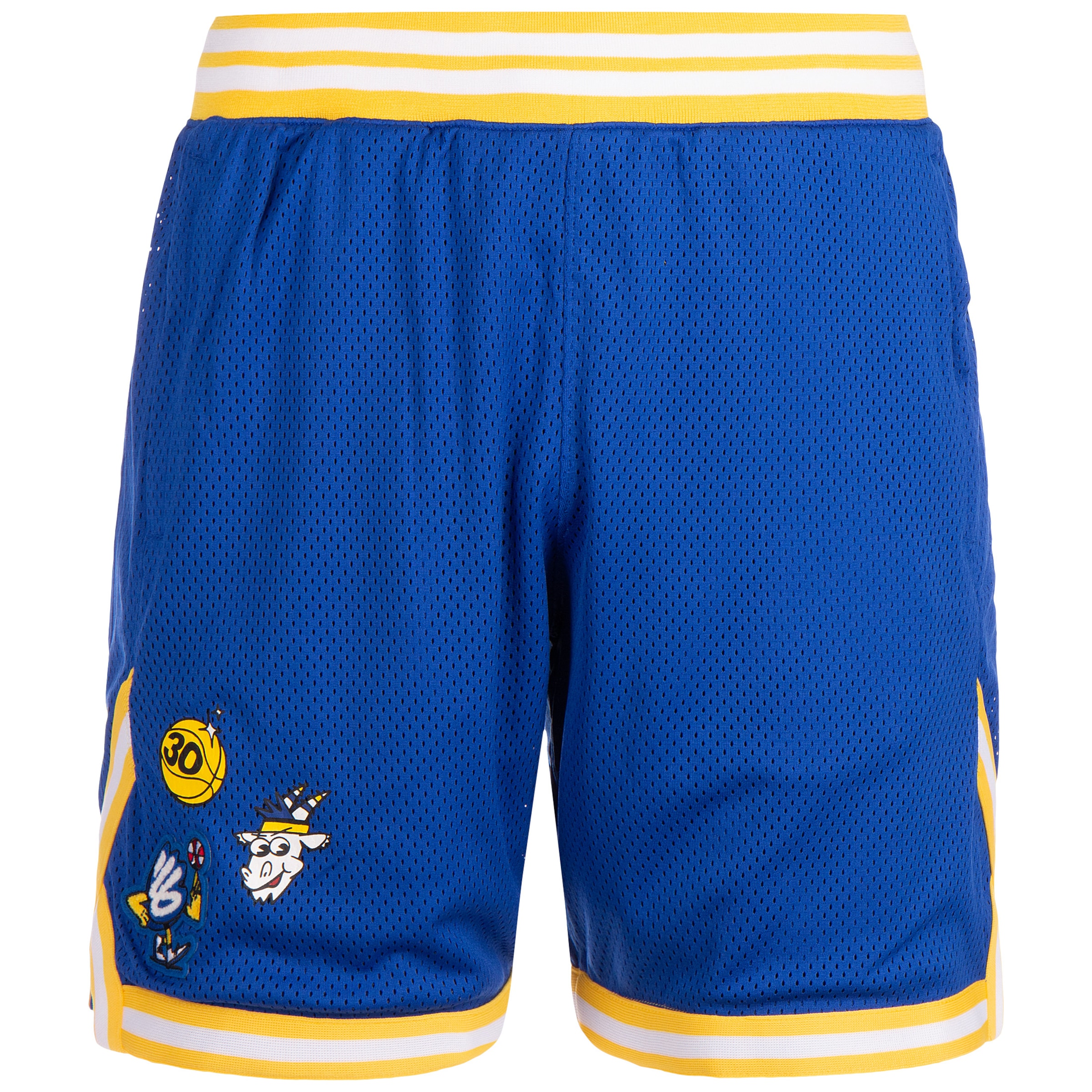 UNDER ARMOUR Loosefit Sportshorts 'Curry' in Blau: Vorderseite
