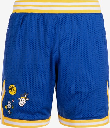 UNDER ARMOUR Loose fit Workout Pants 'Curry' in Blue: front