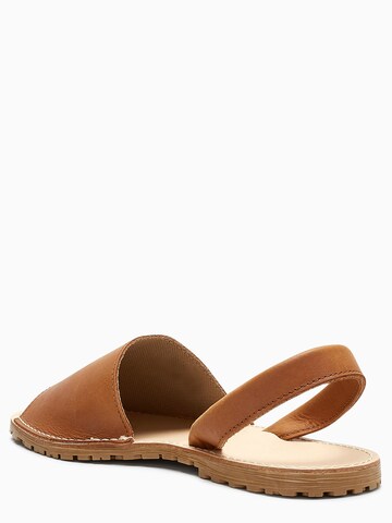Next Sandaler i brun