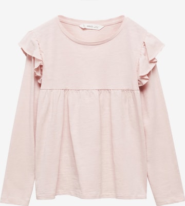 MANGO KIDS Shirt in Roze: voorkant