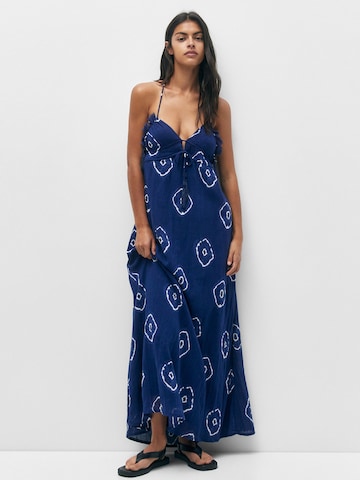 Pull&Bear Kleid in Blau: predná strana