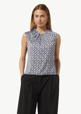COMMA - Blusa en azul: frente