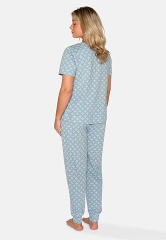 CC DK - Camiseta para dormir 'Janis' en azul: atrás