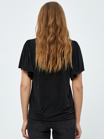 DESIRES Blouse 'Bob Flounce' in Zwart