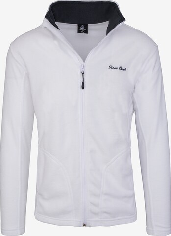 Rock Creek Fleece Jacket in White: front