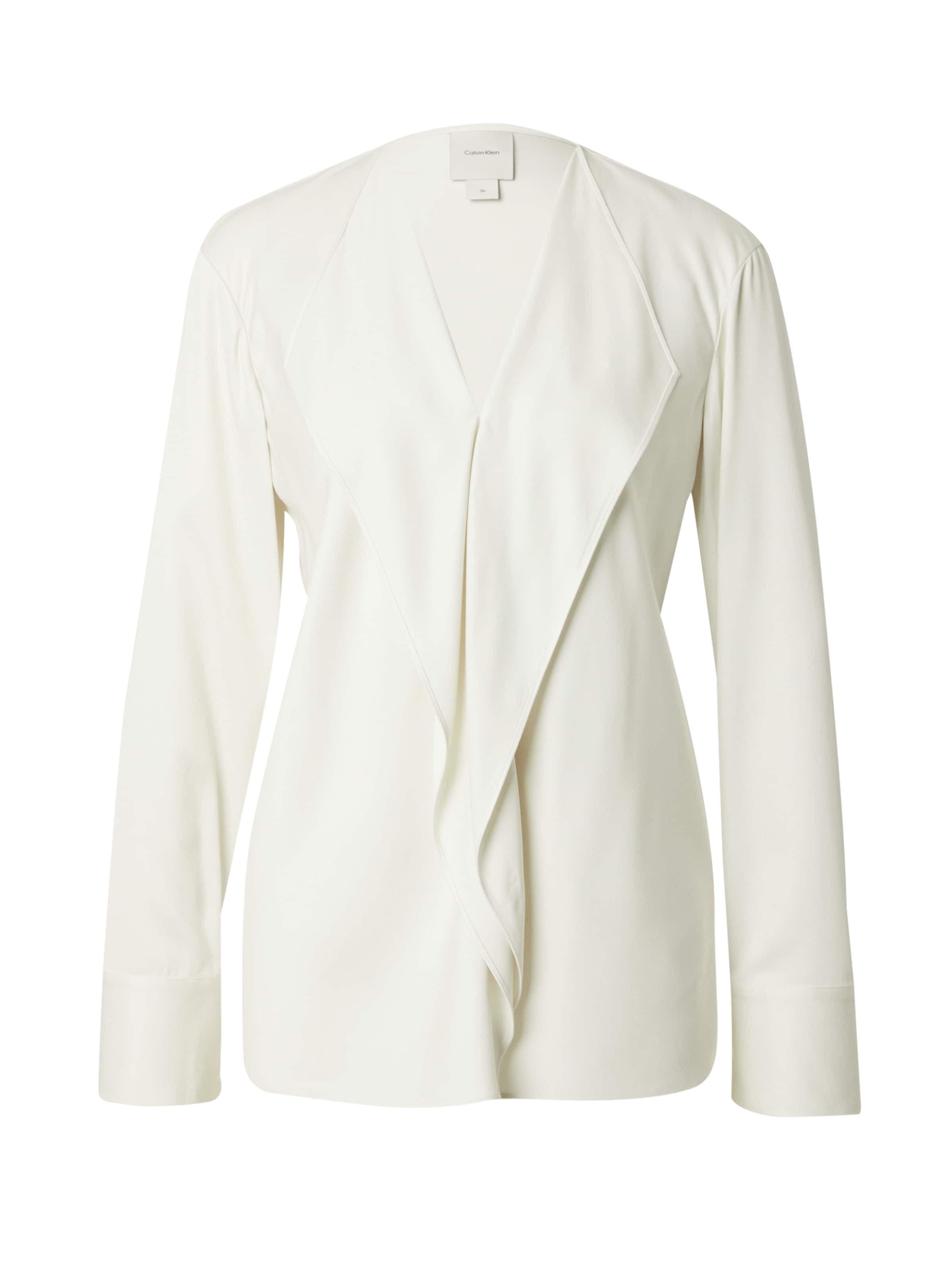 Calvin Klein Μπλούζα σε λευκό: μπροστά